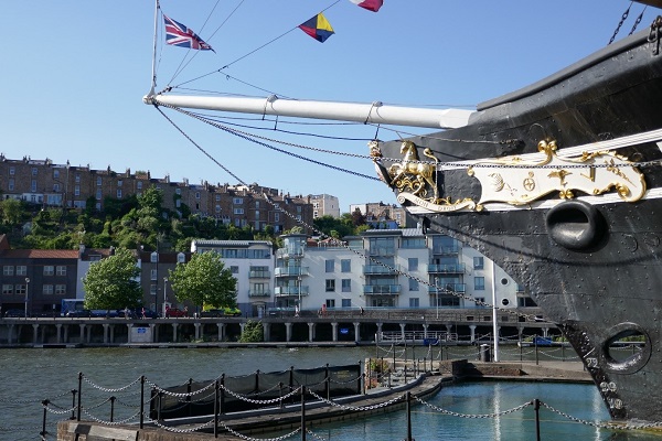 De steven van de Great Britain het eerste oceaanlijnschip ter wereld