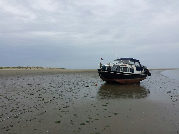 Duitse wadden Droogvallen bij Ameland