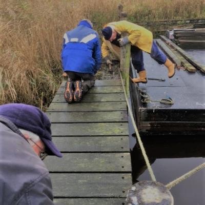 201711 Werkzaamheden Steigers Durgerdam 04