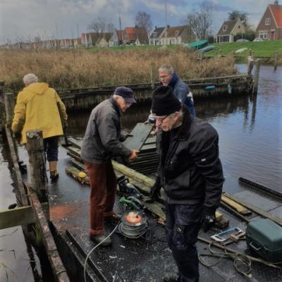 201711 Werkzaamheden Steigers Durgerdam 05